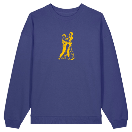 Sweatshirt "I played on a playground in Berlin" DUSK RED