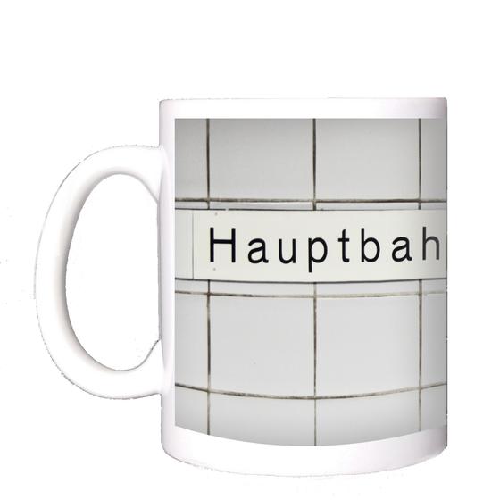 U-Bahn Hamburg Kaffeebecher Kaffeetasse U-Bahnhof Hauptbahnhof-Süd Linie U1 U3 von tom bäcker Geschenkidee Souvenir Hansestadt, Hamburger