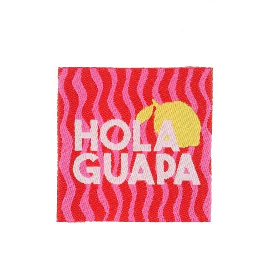 Bunte Bohin Webetiketten mit Sprüchen zum Aufnähen für selbstgenähte Taschen und Accessoires