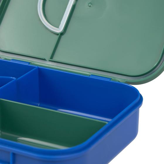 Lässig Brotdose - Bento Lunchbox Little Gang Regenbogen Grün