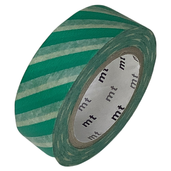 Masking Tape, diagonale Streifen, Grün
