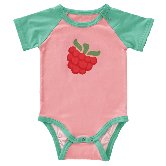 Maxomorra Body Raglan Raspberry