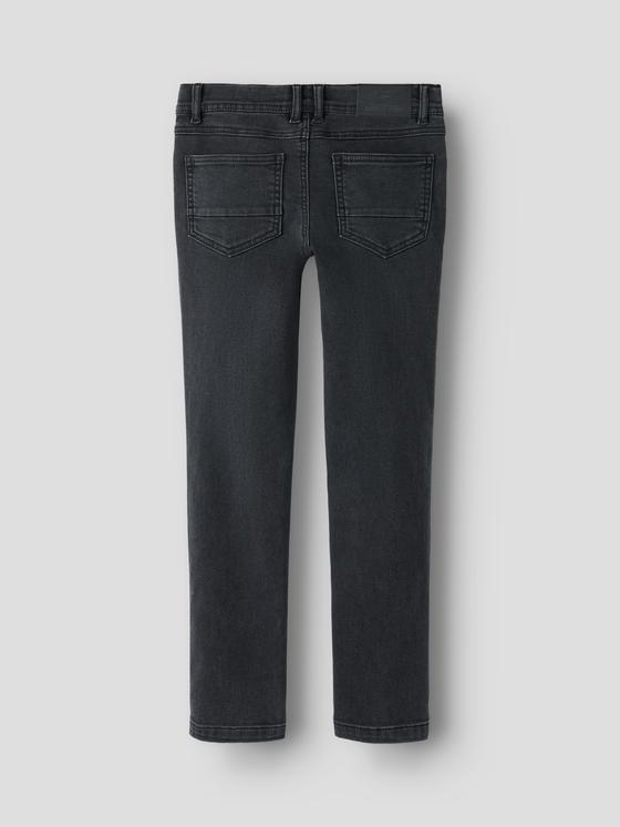 Name It Slim Fit Fleece Jeans Black Denim