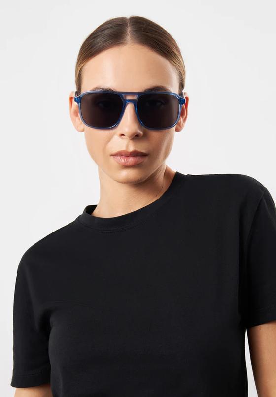 eco SHADES Sonnenbrille LAI - transparent blau - Unisex