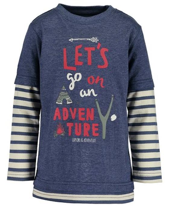 Langarmshirt " Adventure" im Lagenlook