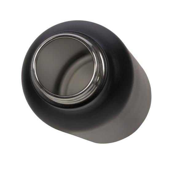 Lässig Edelstahl Trinkflasche Bold Schwarz