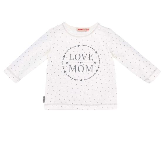 Langarmshirt "Love Mom", Baumwolle