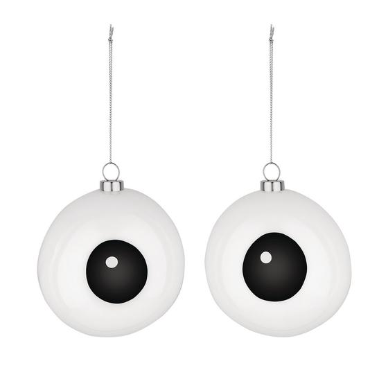 Weihnachtskugel Augen Set von Alessi