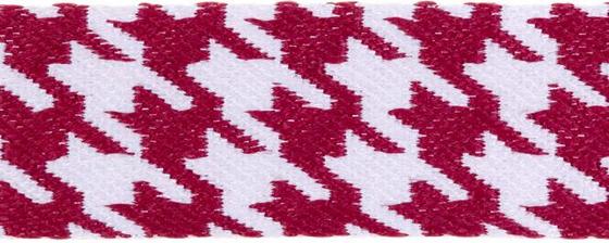 Gurtband Hahnentritt berry 38mm 190291 752