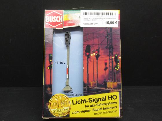 Busch 5833 Licht Hauptsignal Ausfahrtsignal LED Spur H0