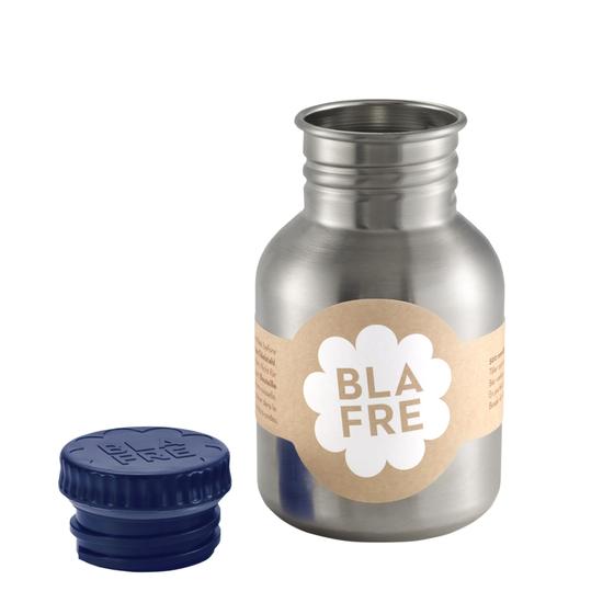 Edelstahl-Trinkflasche, 300 ml, spülmaschinenfest, navy