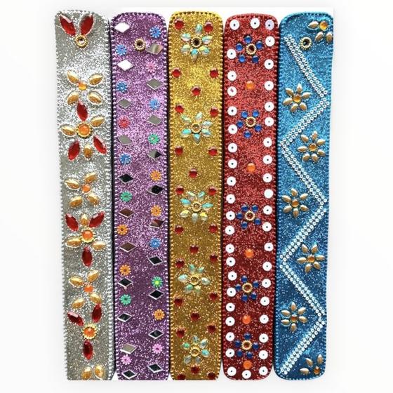 Räucherstäbchenhalter mit Glitzer