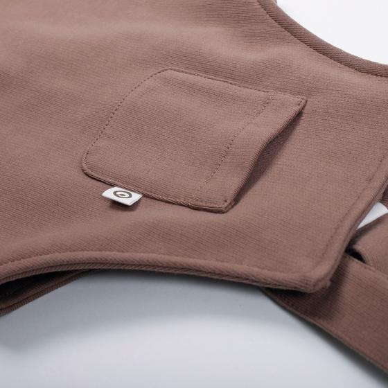 Müsli by Green Cotton Sweat Latzhose Brown Sugar