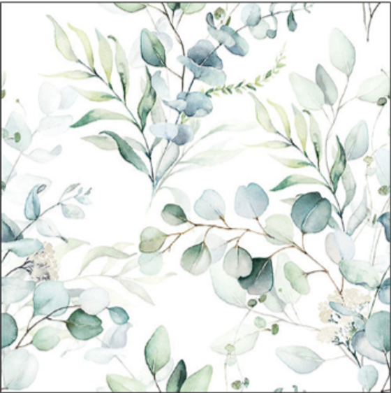 Servietten | Papier-/ Lunchservietten Eucalyptus all over