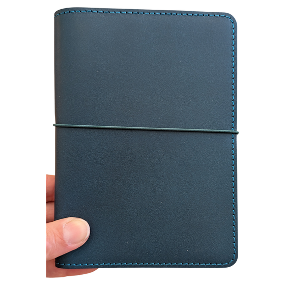 Notebook Leder Sleeve Türkis von Herrn Pong