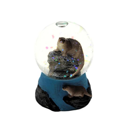 Schneekugel - Otter