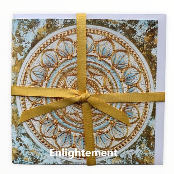 Karte mit Schleife und Umschlag, Love Blessing