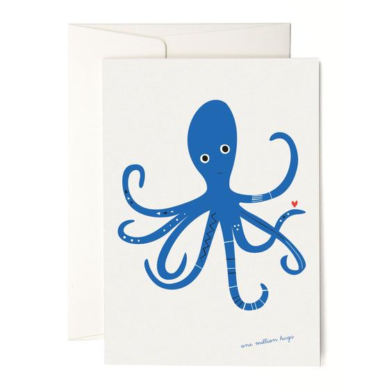 Octopus Grusskarte