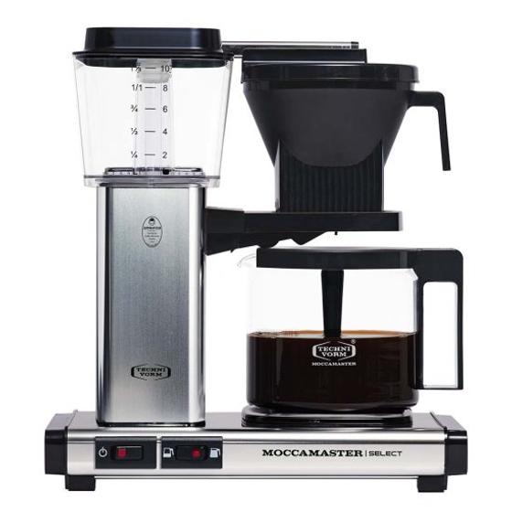 Moccamaster Kaffeemaschine SELECT Polished Silver