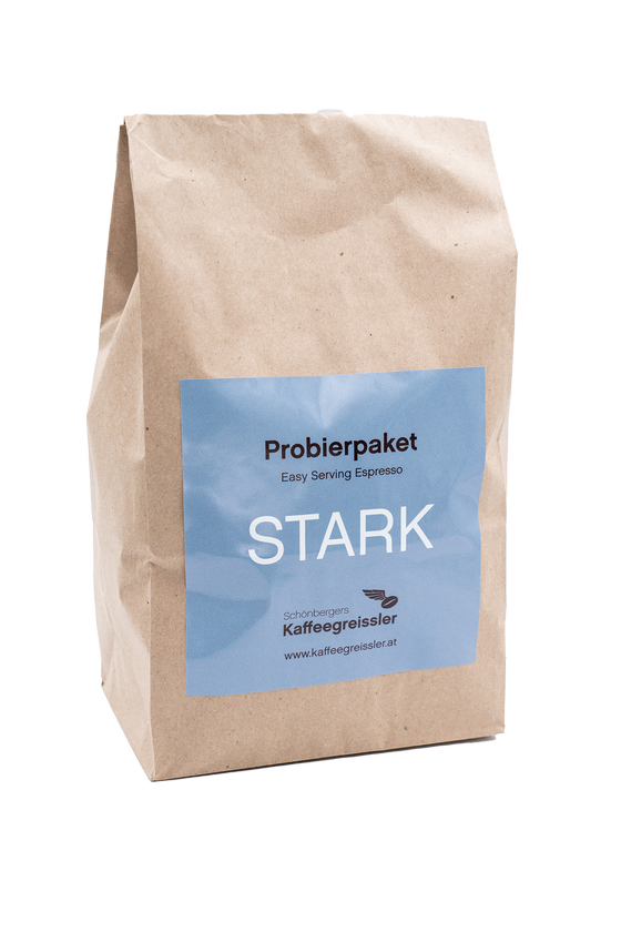 ESE Pads Proben_Schönbergers Kaffeegreissler
