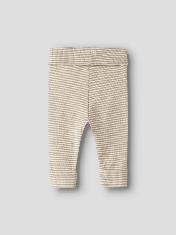 Name it Leggings Gestreift  Antique White