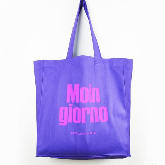 goldmarie Shopper Tasche MOINGIORNO- lila-pink - 38x38cm