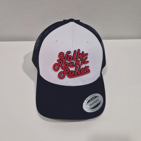 Cap Volks-Rock'n'Roller schwarz/weiß