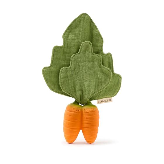 Oli&Carol Mini Doudou-Teether Cathy the Carrot