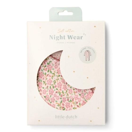 Little Dutch Pyjama Einteiler Fairy Garden Geblümt Rosa