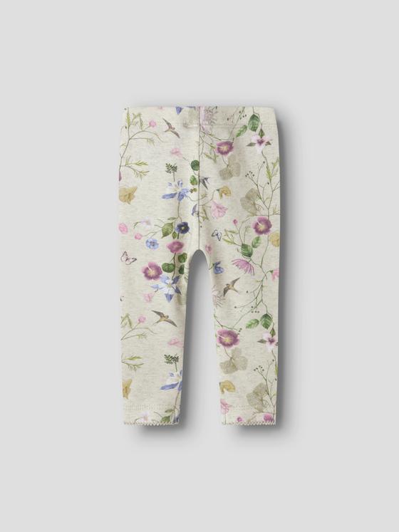 Name It Leggings Spring Flowers Peyote Melange
