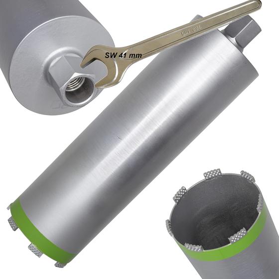 Diamant Trocken-Bohrkrone <br> Ø 47 mm - 272 mm <br> Nutzlänge 200 - 400 mm <br> Typ: Dimpel Original