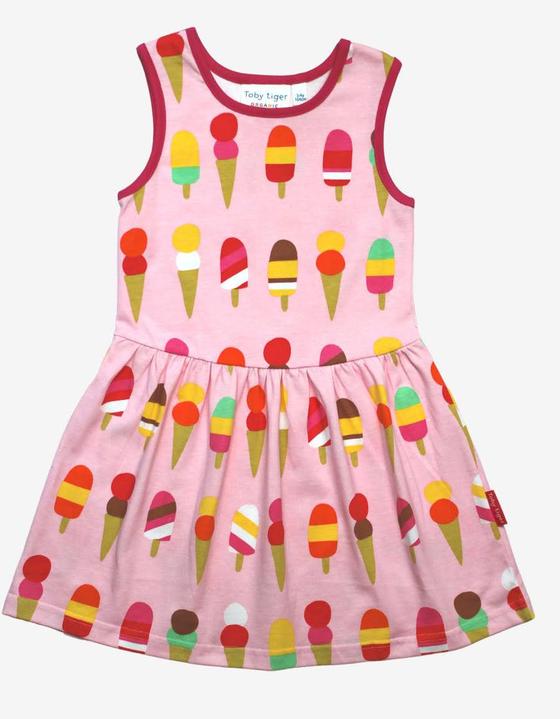 Sommerkleid "Ice Cream", Biobaumwolle, GOTS-zertifiziert