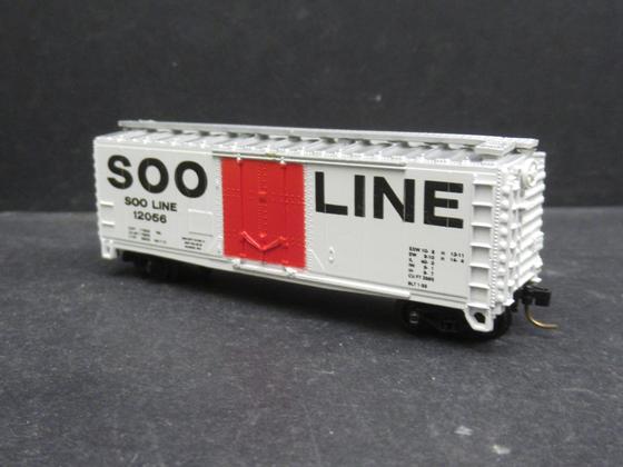 Atlas 12056 Soo Line 12056 40´Singel Door Box Car weiß Spur N