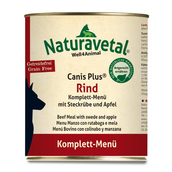 Canis Plus® Rind Komplett-Menü