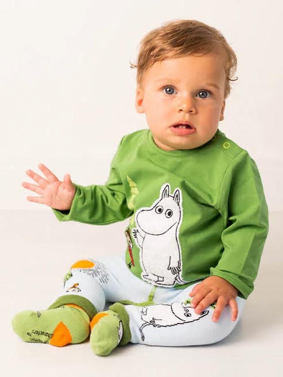 Langarmshirt "Moomin Explore", Biobaumwolle, grün