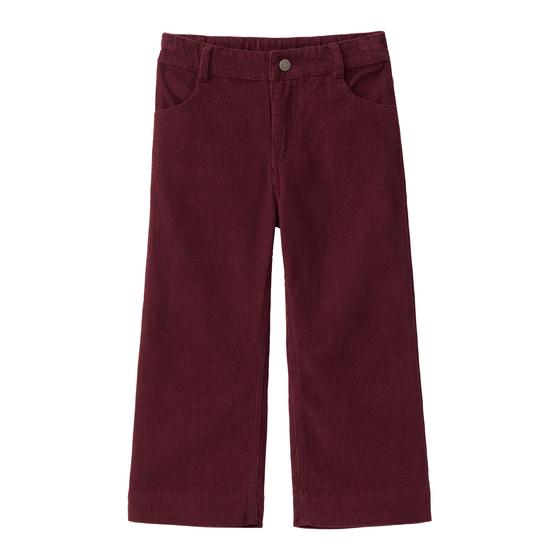 People wear Organic Kord Hose Bordeaux