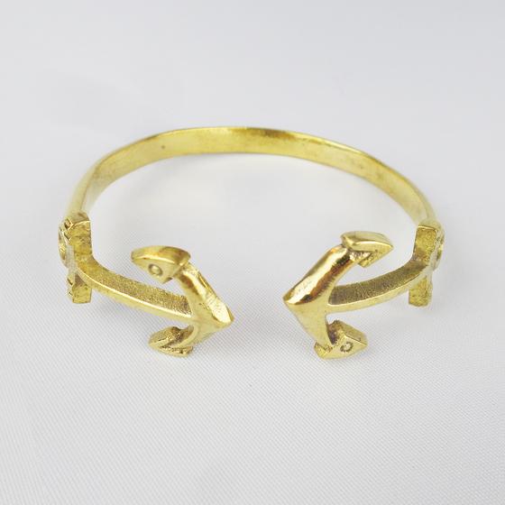 goldmarie Armreif ANKER Messing