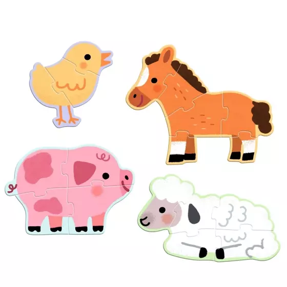 Djeco Erste Puzzle Bauernhof