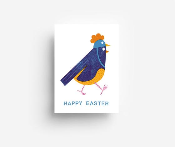 Frohe Ostern, Postkarte von jungwiealt