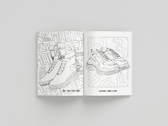 Sneaker Coloring Book