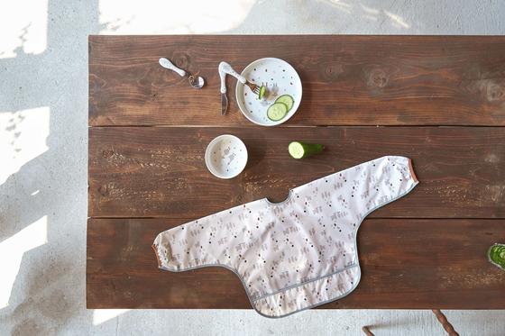 Lässig Lätzchen - Long Sleeve Bib 2 St. Tiny Farmer Sheep blue