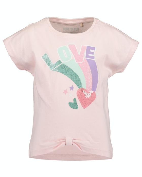 T-Shirt "Love", Baumwolle, rosa