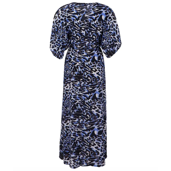 BLACK COLOUR KLEID BCLUNA 39057-ML - Leo Muster - blau-weiß-schwarz-gold