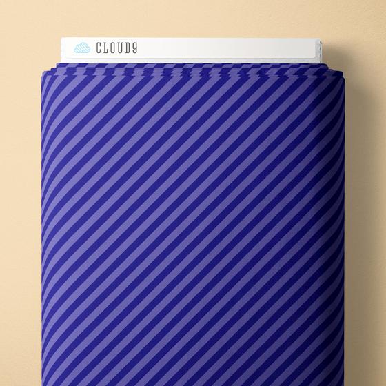 Blooming Garden Cloud9 Bio-Stoffkollektion Bias STripes in Blue