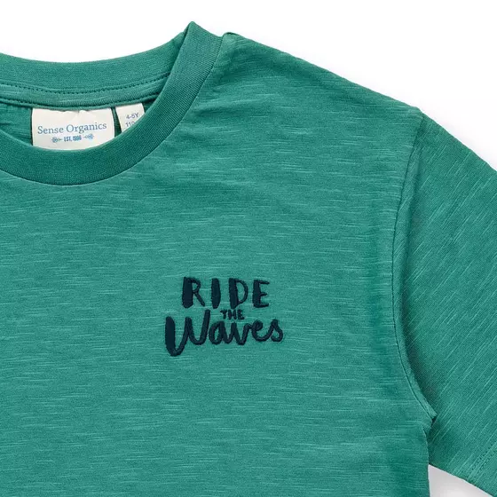 Sense Organics T-Shirt Anton Emerald Green