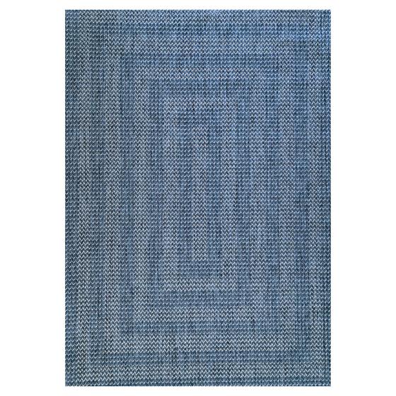 In & Outdoor Teppich Zagora blau/mavi