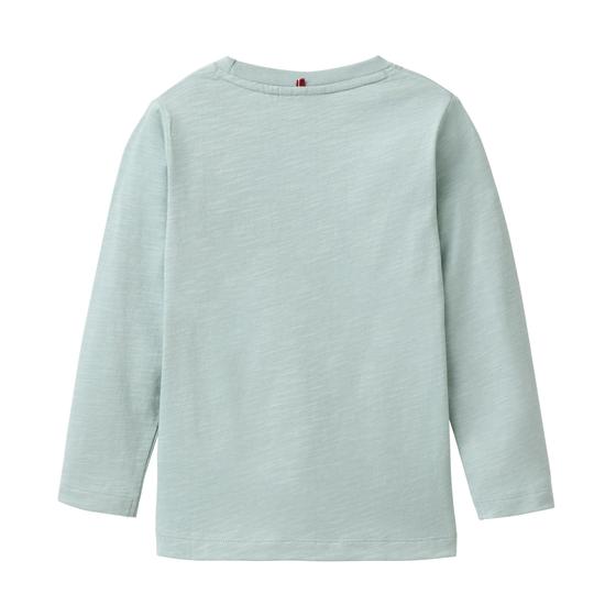 People wear Organic Langarm Shirt Single Print Van Mint