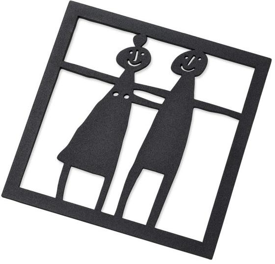 Klippan Topfuntersetzer Couple trivet black