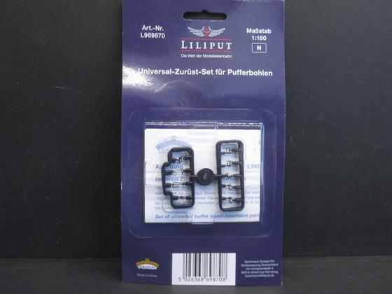Liliput L 969870 Universal Zurüst Set für Pufferbohlen Spur N OVP