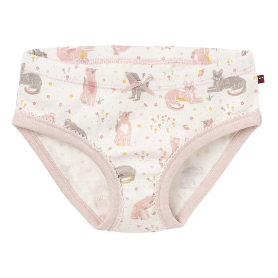 People wear Organic Slips 2er Pack Katzen + Rosa Geringelt